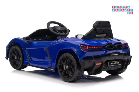 [QLS-8603] Lamborghini Revuelto auto na akumulator 4x4 (2x45W i 2x35W) 12V/9Ah ekoskóra EVA