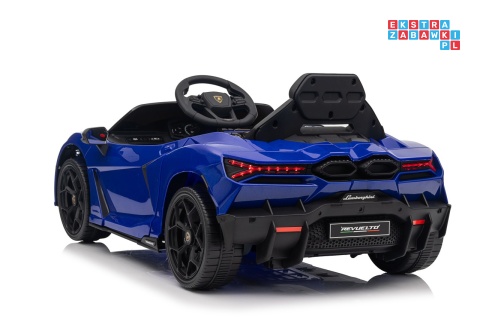[QLS-8603] Lamborghini Revuelto auto na akumulator 4x4 (2x45W i 2x35W) 12V/9Ah ekoskóra EVA