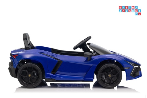 [QLS-8603] Lamborghini Revuelto auto na akumulator 4x4 (2x45W i 2x35W) 12V/9Ah ekoskóra EVA
