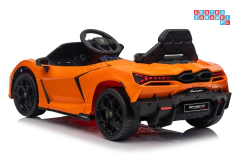 [QLS-8603] Lamborghini Revuelto auto na akumulator 4x4 (2x45W i 2x35W) 12V/9Ah ekoskóra EVA