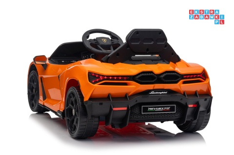 [QLS-8603] Lamborghini Revuelto auto na akumulator 4x4 (2x45W i 2x35W) 12V/9Ah ekoskóra EVA