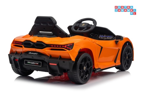 [QLS-8603] Lamborghini Revuelto auto na akumulator 4x4 (2x45W i 2x35W) 12V/9Ah ekoskóra EVA