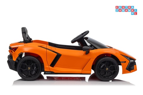 [QLS-8603] Lamborghini Revuelto auto na akumulator 4x4 (2x45W i 2x35W) 12V/9Ah ekoskóra EVA
