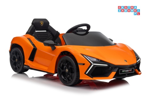 [QLS-8603] Lamborghini Revuelto auto na akumulator 4x4 (2x45W i 2x35W) 12V/9Ah ekoskóra EVA