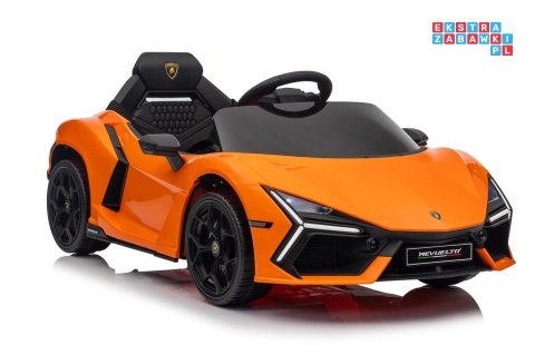 [QLS-8603] Lamborghini Revuelto auto na akumulator 4x4 (2x45W i 2x35W) 12V/9Ah ekoskóra EVA