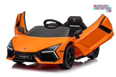 [QLS-8603] Lamborghini Revuelto auto na akumulator 4x4 (2x45W i 2x35W) 12V/9Ah ekoskóra EVA