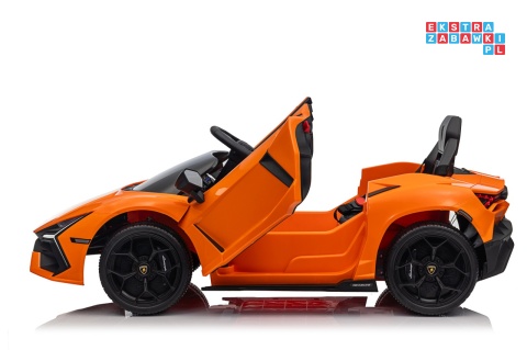 [QLS-8603] Lamborghini Revuelto auto na akumulator 4x4 (2x45W i 2x35W) 12V/9Ah ekoskóra EVA