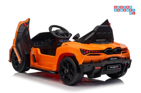 [QLS-8603] Lamborghini Revuelto auto na akumulator 4x4 (2x45W i 2x35W) 12V/9Ah ekoskóra EVA
