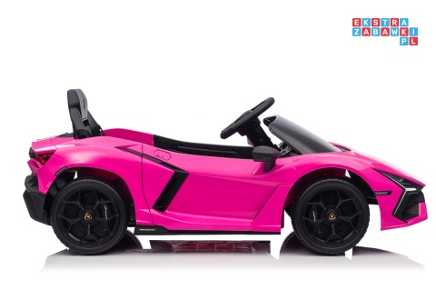 [QLS-8603] Lamborghini Revuelto auto na akumulator 4x4 (2x45W i 2x35W) 12V/9Ah ekoskóra EVA