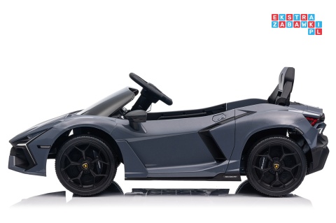 [QLS-8603] Lamborghini Revuelto auto na akumulator 4x4 (2x45W i 2x35W) 12V/9Ah ekoskóra EVA