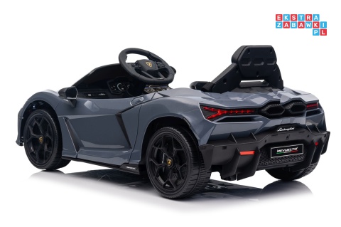 [QLS-8603] Lamborghini Revuelto auto na akumulator 4x4 (2x45W i 2x35W) 12V/9Ah ekoskóra EVA