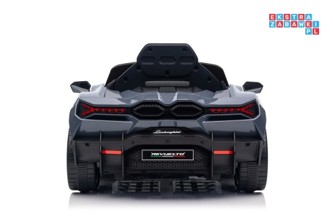 [QLS-8603] Lamborghini Revuelto auto na akumulator 4x4 (2x45W i 2x35W) 12V/9Ah ekoskóra EVA