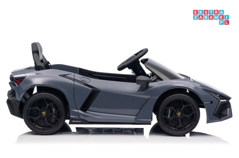 [QLS-8603] Lamborghini Revuelto auto na akumulator 4x4 (2x45W i 2x35W) 12V/9Ah ekoskóra EVA