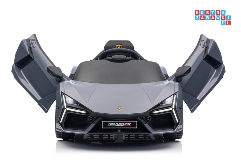 [QLS-8603] Lamborghini Revuelto auto na akumulator 4x4 (2x45W i 2x35W) 12V/9Ah ekoskóra EVA