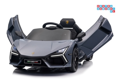[QLS-8603] Lamborghini Revuelto auto na akumulator 4x4 (2x45W i 2x35W) 12V/9Ah ekoskóra EVA