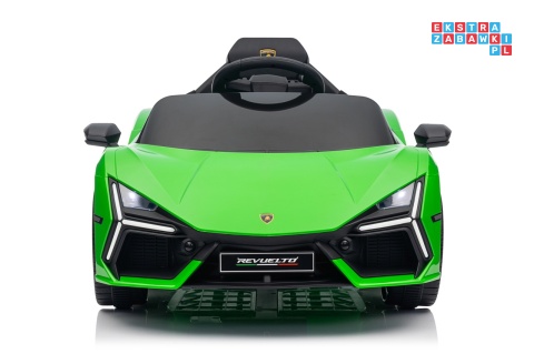 [QLS-8603] Lamborghini Revuelto auto na akumulator 4x4 (2x45W i 2x35W) 12V/9Ah ekoskóra EVA