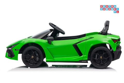 [QLS-8603] Lamborghini Revuelto auto na akumulator 4x4 (2x45W i 2x35W) 12V/9Ah ekoskóra EVA