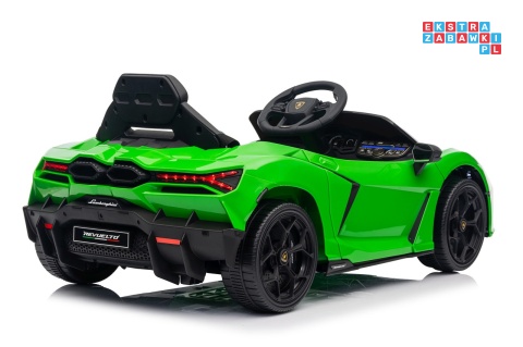 [QLS-8603] Lamborghini Revuelto auto na akumulator 4x4 (2x45W i 2x35W) 12V/9Ah ekoskóra EVA