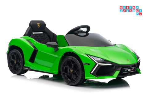 [QLS-8603] Lamborghini Revuelto auto na akumulator 4x4 (2x45W i 2x35W) 12V/9Ah ekoskóra EVA