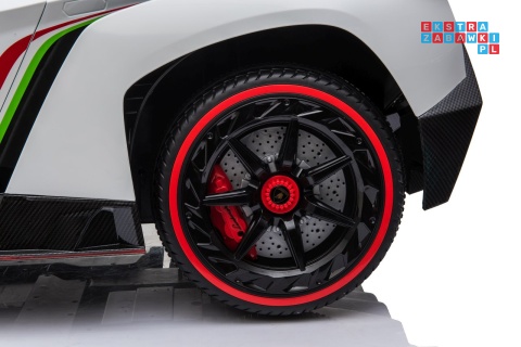 [XMX-615] Lamborghini Veneno auto na akumulator 4x45W 12V/14Ah ekoskóra EVA