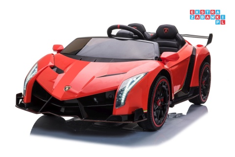 [XMX-615] Lamborghini Veneno auto na akumulator 4x45W 12V/14Ah ekoskóra EVA