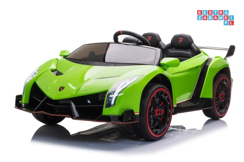 [XMX-615] Lamborghini Veneno auto na akumulator 4x45W 12V/14Ah ekoskóra EVA