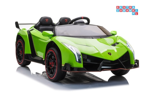 [XMX-615] Lamborghini Veneno auto na akumulator 4x45W 12V/14Ah ekoskóra EVA