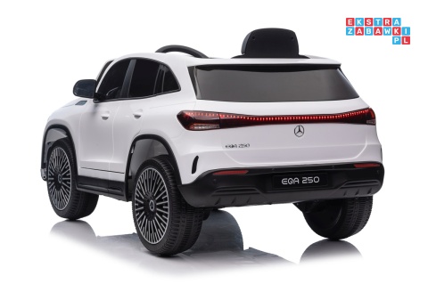 [XMX-625] Mercedes Benz EQA 250 na akumulator 4x35W 12V/10Ah ekoskóra EVA - biały