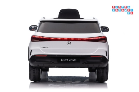[XMX-625] Mercedes Benz EQA 250 na akumulator 4x35W 12V/10Ah ekoskóra EVA - biały