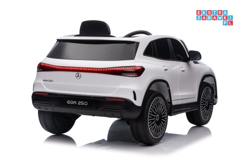 [XMX-625] Mercedes Benz EQA 250 na akumulator 4x35W 12V/10Ah ekoskóra EVA - biały