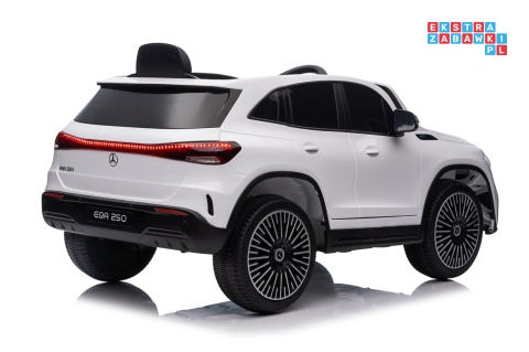 [XMX-625] Mercedes Benz EQA 250 na akumulator 4x35W 12V/10Ah ekoskóra EVA - biały