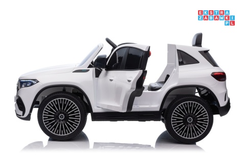 [XMX-625] Mercedes Benz EQA 250 na akumulator 4x35W 12V/10Ah ekoskóra EVA - biały