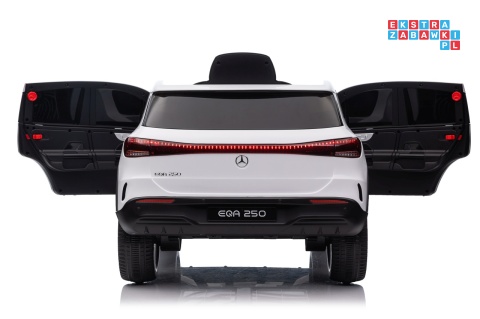 [XMX-625] Mercedes Benz EQA 250 na akumulator 4x35W 12V/10Ah ekoskóra EVA - biały