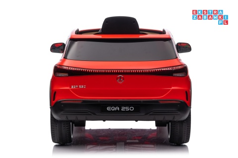 [XMX-625] Mercedes Benz EQA 250 na akumulator 4x35W 12V/10Ah ekoskóra EVA - czerwony