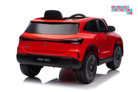 [XMX-625] Mercedes Benz EQA 250 na akumulator 4x35W 12V/10Ah ekoskóra EVA - czerwony