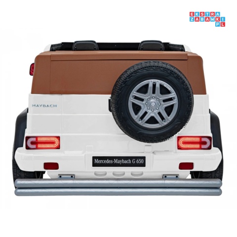 [A1000] Mercedes Benz MAYBACH G650 auto na akumulator 4x200W 24V/14Ah ekoskóra pompowane koła dotykowy panel