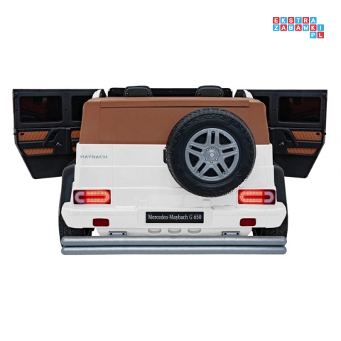[A1000] Mercedes Benz MAYBACH G650 auto na akumulator 4x200W 24V/14Ah ekoskóra pompowane koła dotykowy panel