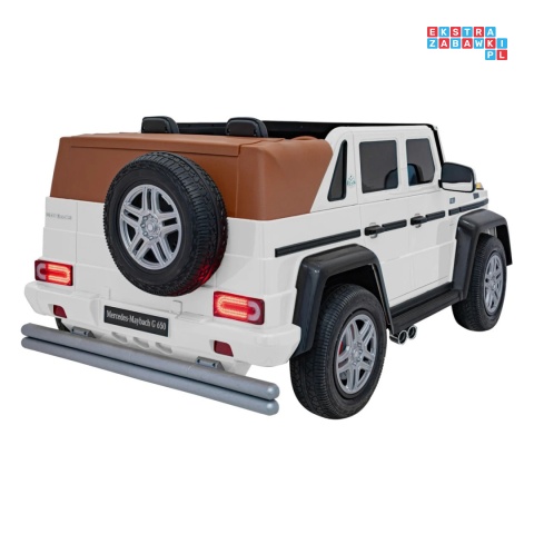 [A1000] Mercedes Benz MAYBACH G650 auto na akumulator 4x200W 24V/14Ah ekoskóra pompowane koła dotykowy panel