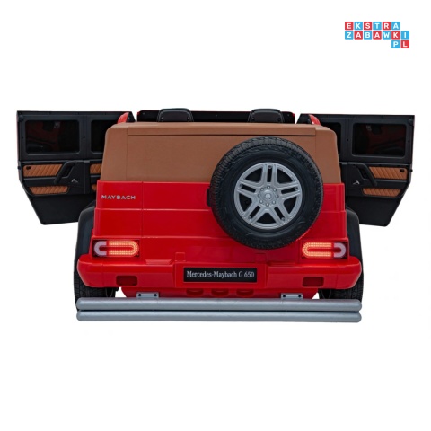 [A1000] Mercedes Benz MAYBACH G650 auto na akumulator 4x200W 24V/14Ah ekoskóra pompowane koła dotykowy panel