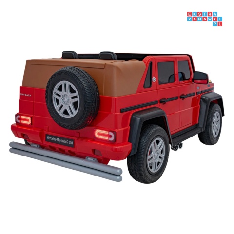 [A1000] Mercedes Benz MAYBACH G650 auto na akumulator 4x200W 24V/14Ah ekoskóra pompowane koła dotykowy panel
