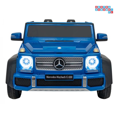 [A1000] Mercedes Benz MAYBACH G650 auto na akumulator 4x200W 24V/14Ah ekoskóra pompowane koła dotykowy panel
