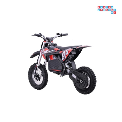 [HP116E] Motocykl PIT BIKE na akumulator 36V/10.4Ah pompowane koła ekoskóra - czerwony