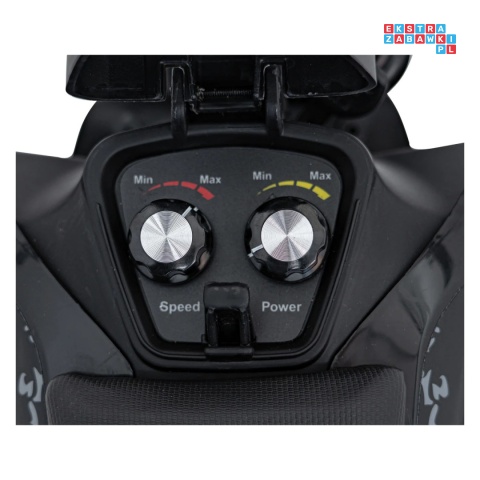 [HP116E] Motocykl PIT BIKE na akumulator 36V/10.4Ah pompowane koła ekoskóra - niebieski