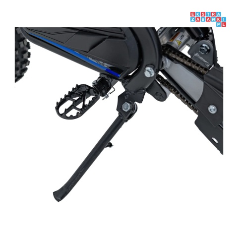 [HP116E] Motocykl PIT BIKE na akumulator 36V/10.4Ah pompowane koła ekoskóra - niebieski