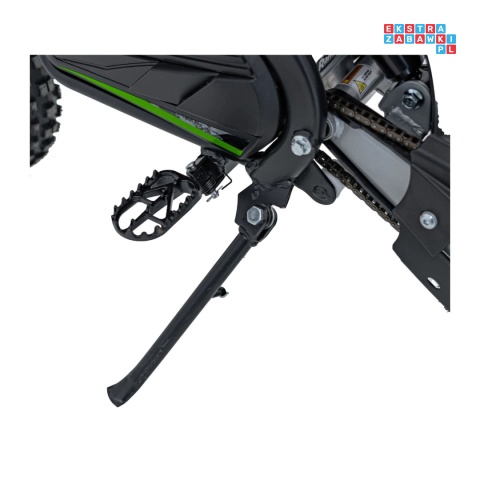 [HP116E] Motocykl PIT BIKE na akumulator 36V/10.4Ah pompowane koła ekoskóra - zielony