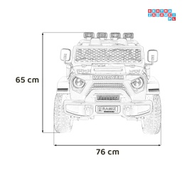 [PA.S625] Off Road MONSTER auto na akumulator 4x45W 12V/10Ah ekoskóra EVA