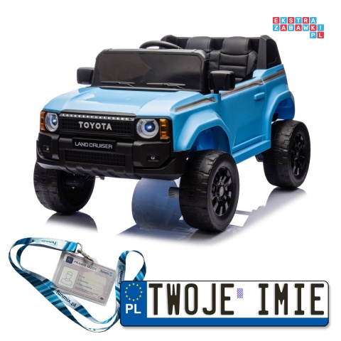 [PA.2155] Toyota Land Cruiser PRADO auto na akumulator 4x4 (2x20W i 2x35W) 12V/7Ah ekoskóra EVA