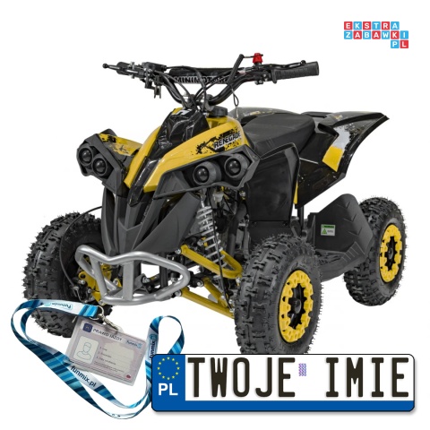 [ATV-3A] Quad RENEGADE HIPERFECT 49CC spalinowy jednocylindrowy dwusuwowy - żółty