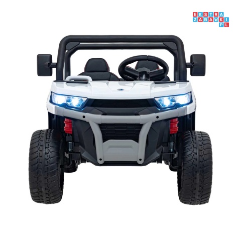 [XMX-623B] Pojazd Farmer Truck Speed 900 4x45W 12V/10Ah na akumulator EVA ekoskóra elektryczny kiper - biały