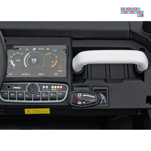 [XMX-623B] Pojazd Farmer Truck Speed 900 4x45W 12V/10Ah na akumulator EVA ekoskóra elektryczny kiper - biały